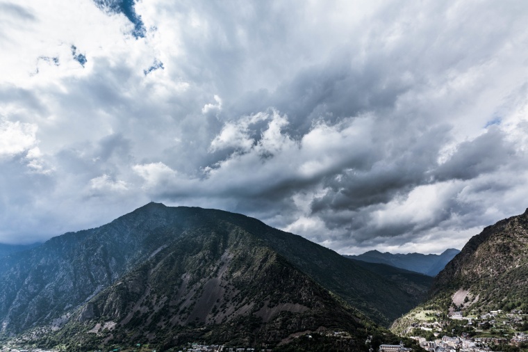 山峰 山 山脉 山川 天空 自然 风景 