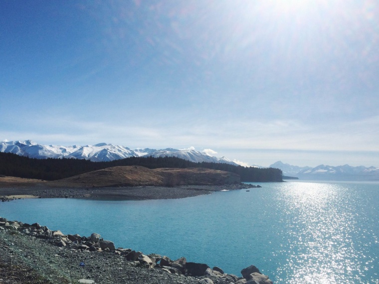 山峰 山 山脉 湖泊 湖 山川 天空 自然 风景 