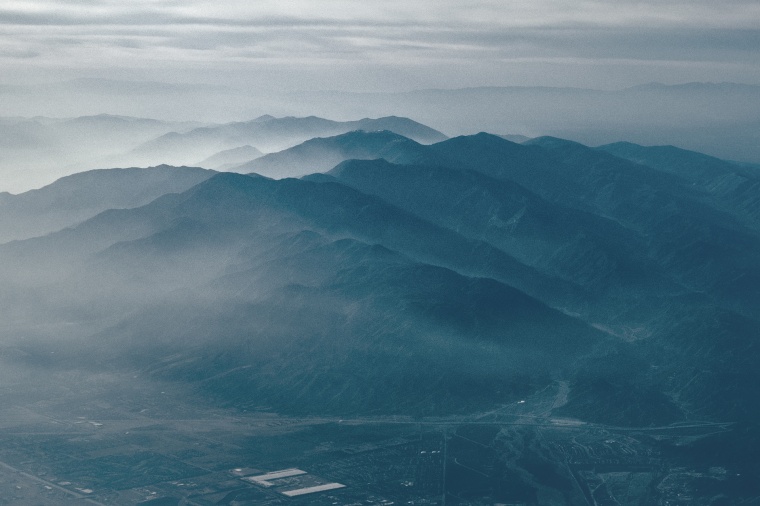 山峰 山 山脉 山川 天空 自然 风景 