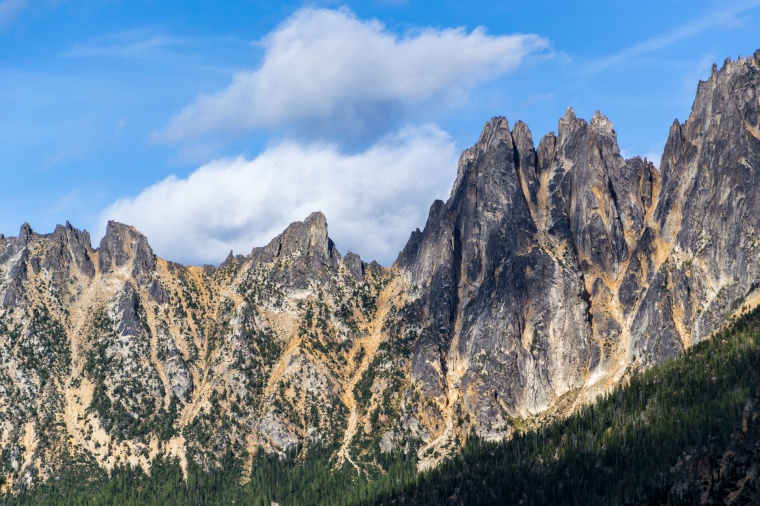 山峰 山 山脉 岩石 天空 自然 风景 