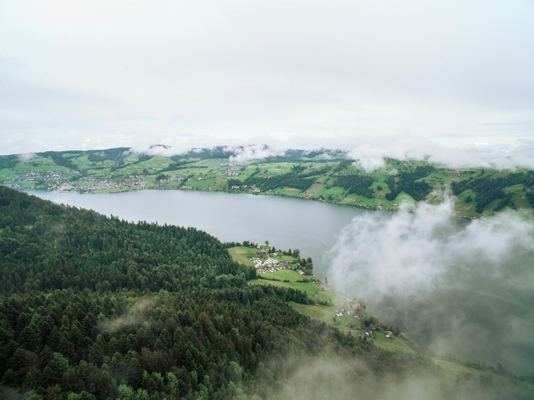 山峰 山 山脉 湖泊 湖 山水 天空 自然 风景 