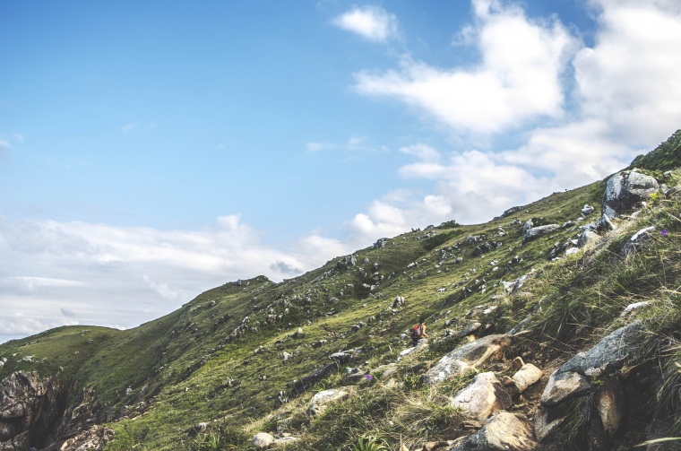 山峰 山 山脉 山坡 天空 自然 风景 