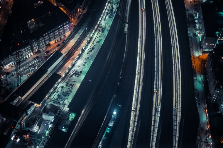 夜景 马路 立交桥 路 城市 建筑 