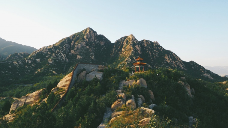 风景 山峰 山 山脉 凉亭 自然 景区 度假 