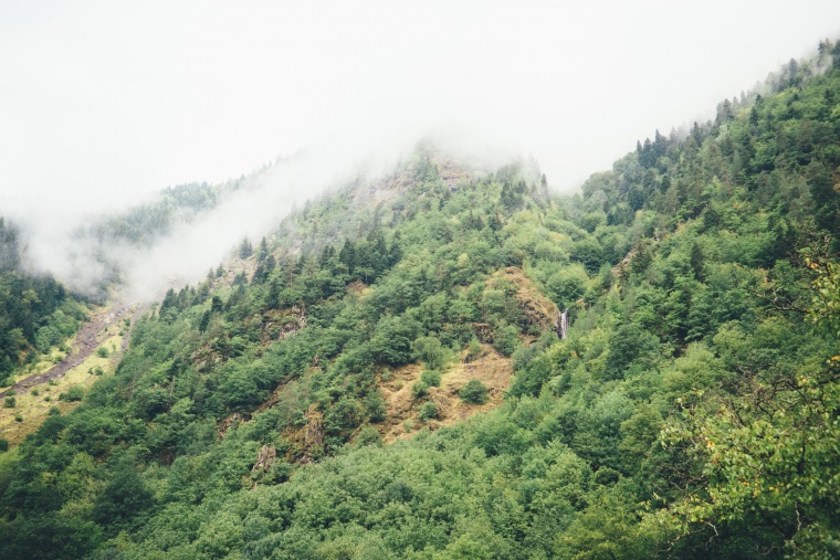 山峰 山 山脉 山川 山坡 天空 自然 风景 