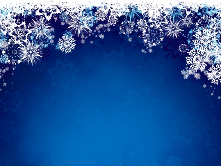 蓝色背景 雪花背景 冬天背景 冬季背景 圣诞节背景 