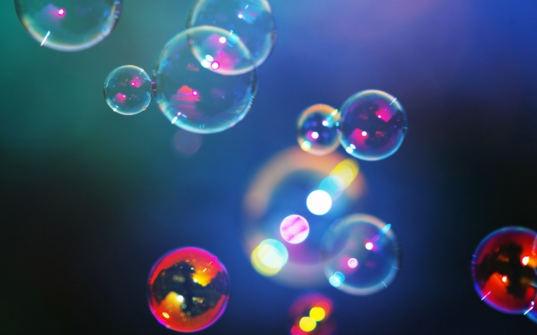 彩色泡泡 泡泡 透明泡泡 