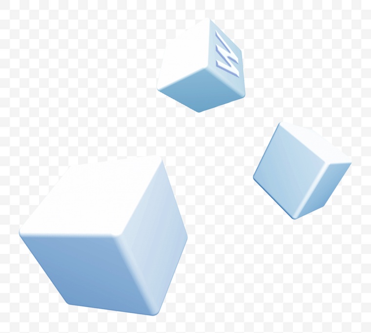 漂浮的立方体 立方体 漂浮元素 漂浮 
