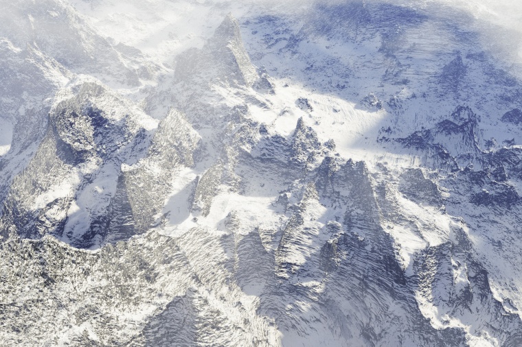 山峰 山 山脉 雪山 冬天 自然 风景 