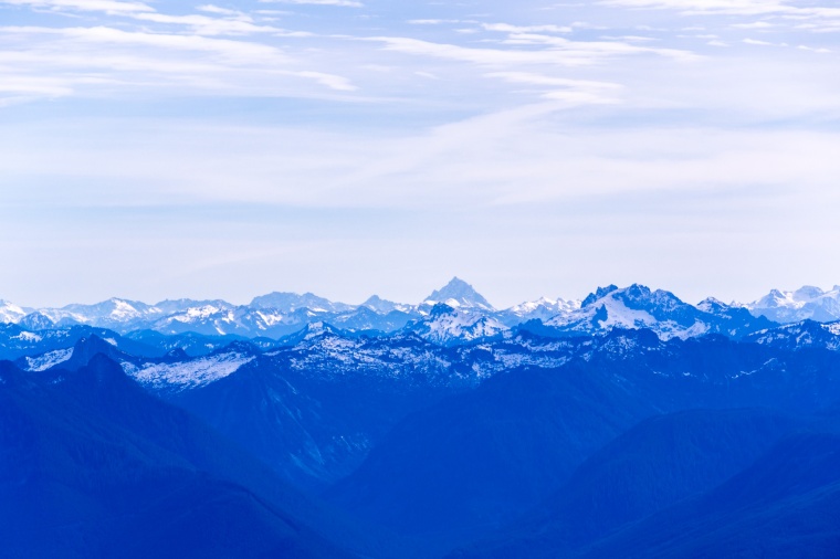 山峰 山 山脉 山川 雪山 天空 自然 风景 