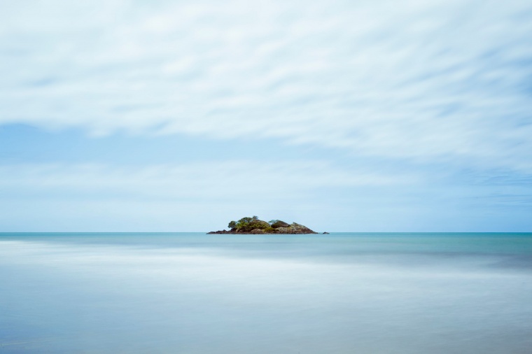 大海 海 海水 水 小岛 海景 风景 自然 