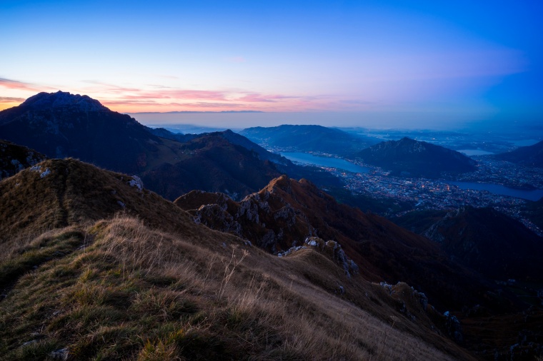 山峰 山 山脉 山川 黄昏 天空 自然 风景 