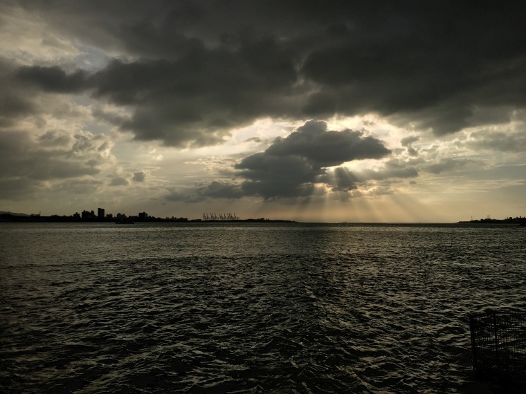 大海 海 海水 水 海面 乌云 风景 自然 