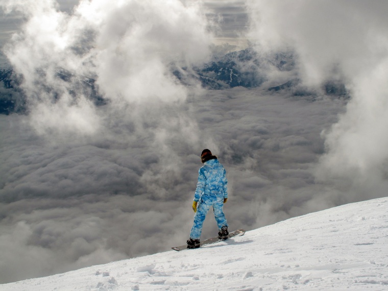 山峰 山 山坡 雪山 滑雪 运动 自然 风景 