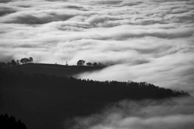 山峰 山 山脉 山川 云雾 天空 自然 风景 