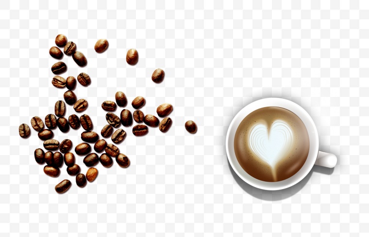 咖啡 咖啡豆 咖啡杯 浪漫 唯美 小清新 饮品 