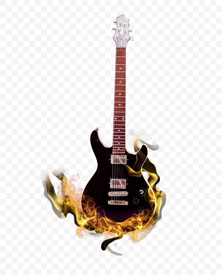 吉他 电吉他 燃烧的吉他 电音 乐器 摇滚 