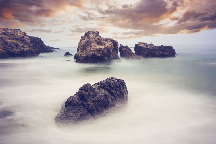 海滩 海边 沙滩 天空 自然 海 大海 礁石 风景 