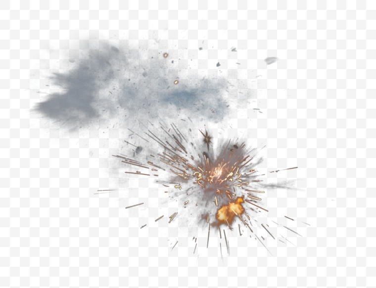 爆炸 爆炸瞬间 爆炸物 飞溅 爆炸颗粒 粒子 爆炸粒子 火光 浓烟 