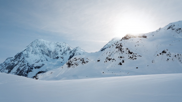 山峰 山 山脉 雪山 天空 自然 风景 