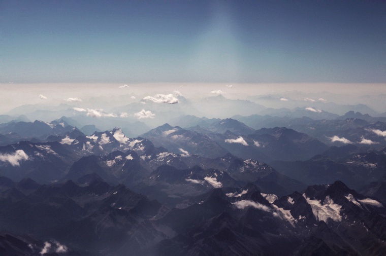 山峰 山 山脉 山川 雪山 冬天 冬季 自然 风景 