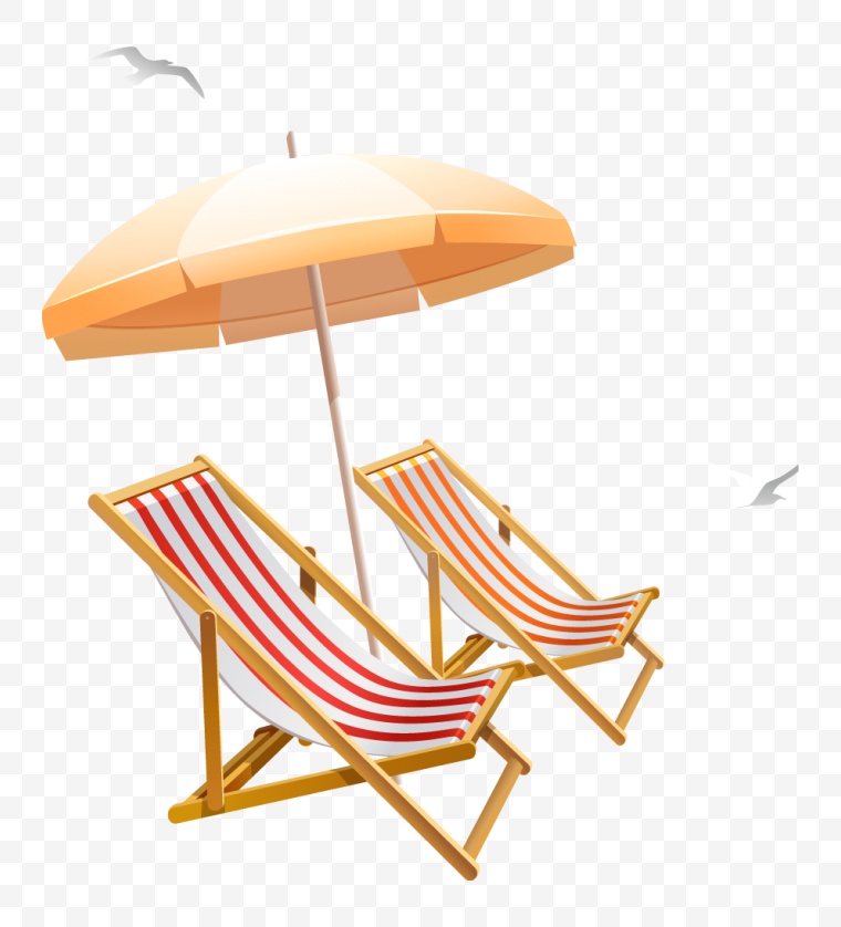 躺椅 椅子 沙滩椅 沙滩度假 遮阳伞 
