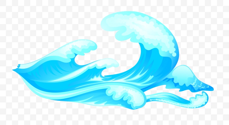 水 水面 水波 海水 浪花 浪 卡通水 水卡通 