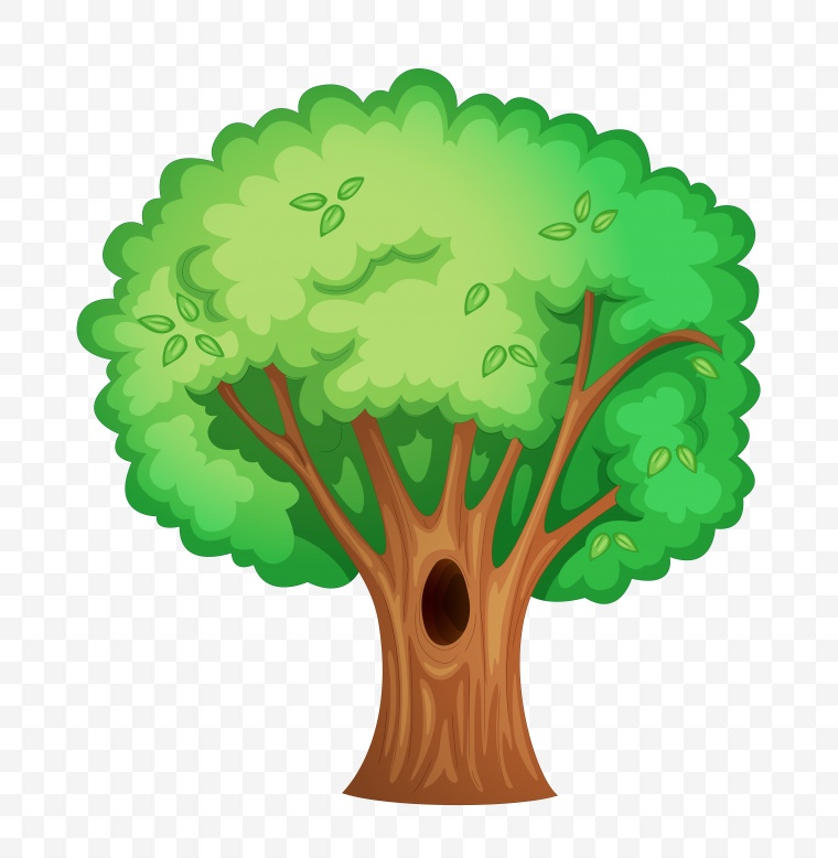树 小树 树木 自然 绿色 生态 环保 卡通树 