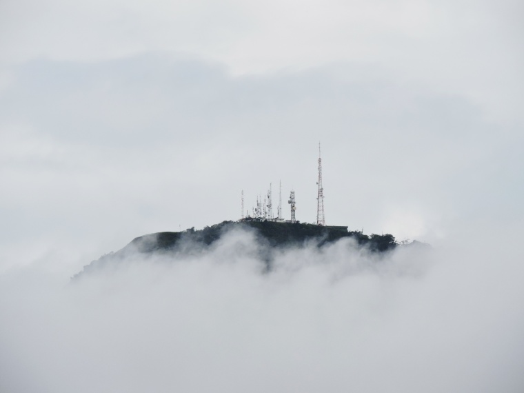山峰 山 山顶 云雾 云 大雾 自然 风景 