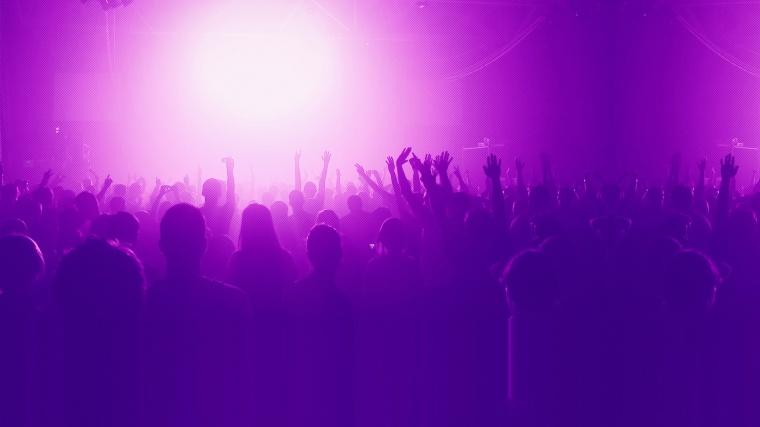 演唱会人群 人群 演唱会 热闹 人 紫色背景 欢乐 快乐 欢快 