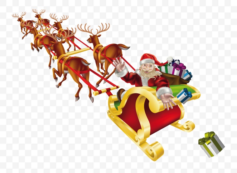 雪橇 圣诞雪橇 圣诞节 圣诞 麋鹿 圣诞老人 节日 