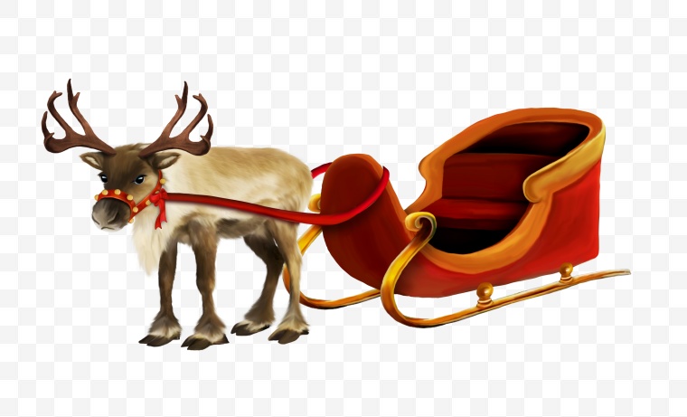 雪橇 圣诞雪橇 圣诞节 圣诞 麋鹿 节日 