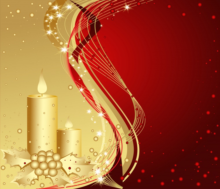 红色 新年 节日 气氛 红色背景 banner 电商 蜡烛 圣诞节 喜庆 圣诞背景 圣诞节背景 圣诞 