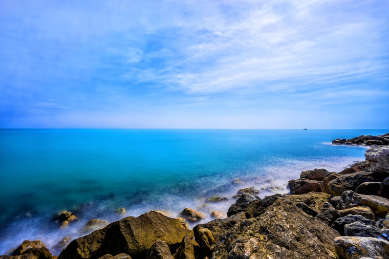 海滩 海边 沙滩 天空 自然 海 大海 风景 