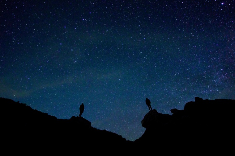 星空 黑夜 夜空 宇宙 天际 星星 自然 