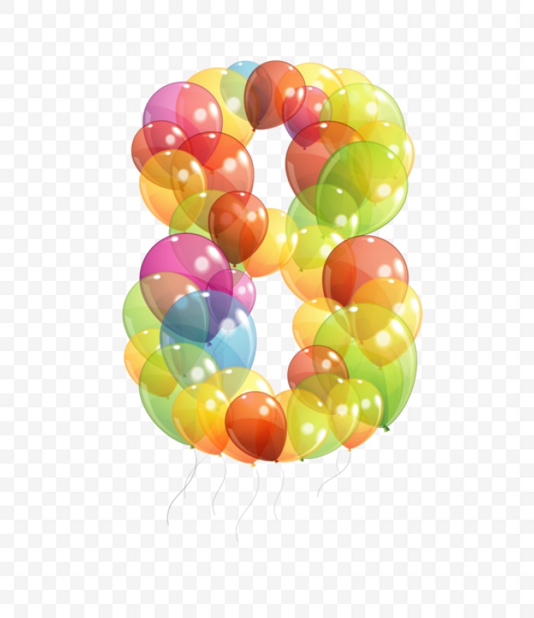 气球 数字的气球 折扣 打折 促销 数字 活动 8 彩色气球 