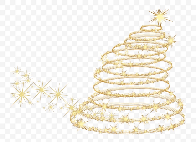 圣诞树 圣诞树线条 金色圣诞树 圣诞 圣诞节 