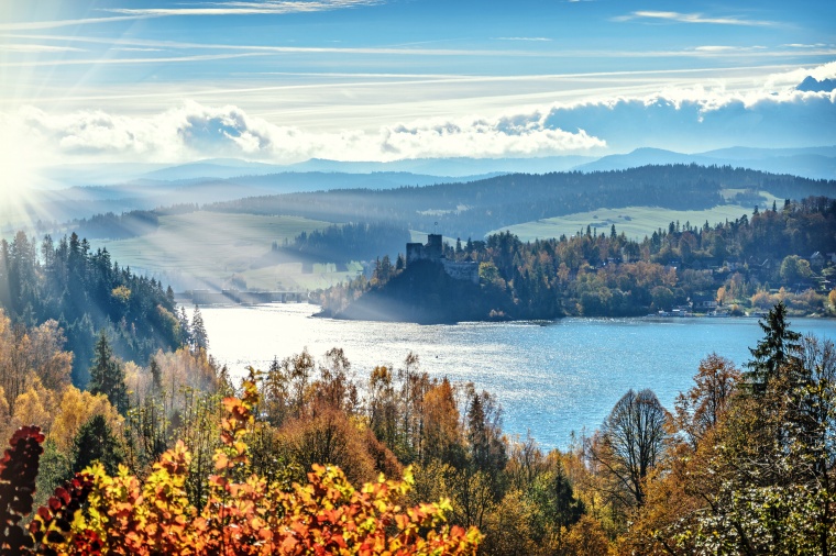 山峰 山 山脉 湖泊 湖 天空 自然 风景 