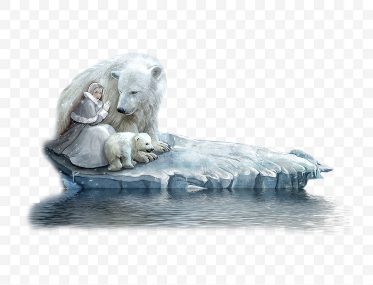 冬天 冬天雪景 雪景 冬季 寒冬 冬 北极熊 熊 