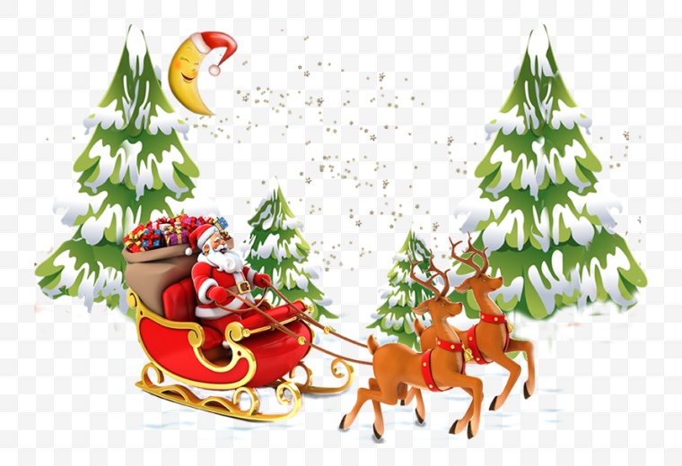 圣诞 圣诞节 圣诞节元素 圣诞元素 圣诞老人 圣诞麋鹿 麋鹿 鹿 驯鹿 圣诞树 
