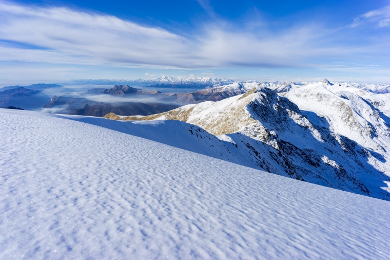 雪山 山 冬天 冬季 山川 自然 唯美 