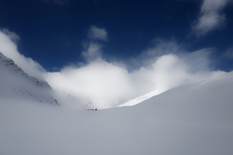 雪山 山 冬天 冬季 山川 天空 自然 唯美 