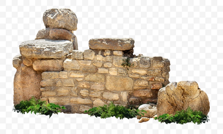 石头 岩石 巨石 自然 墙 矮墙 