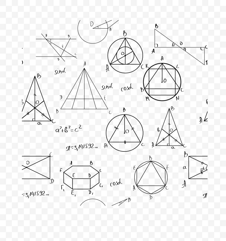 素描 教育 铅笔画 素描草图 铅笔草图 数学 