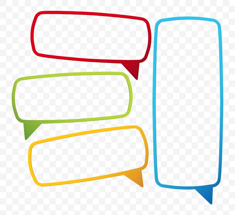 对话框 边框 单个对话框 空白对话框 留言框 思考框 