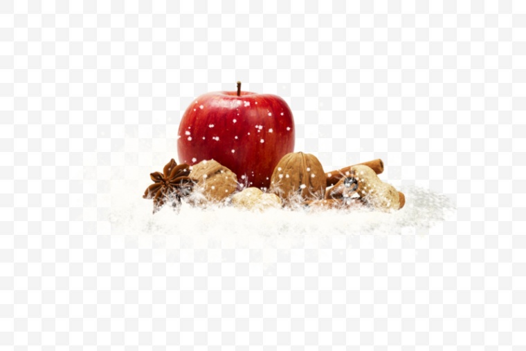 冬天 雪 下雪 雪花 冬季 苹果 平安果 圣诞节 