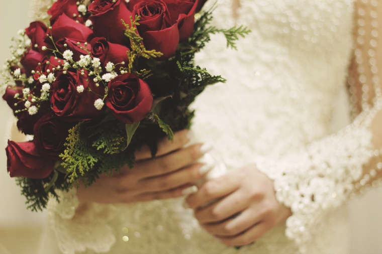 玫瑰 玫瑰花 鲜花 红玫瑰 花束 新娘 婚礼 浪漫 爱情 