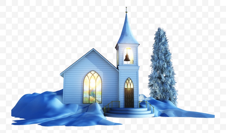 建筑 房屋 房子 别墅 雪景 