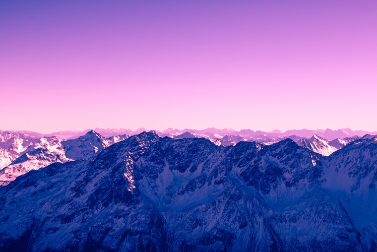 山峰 山 山川 冬天 冬季 风景 雪山 自然 