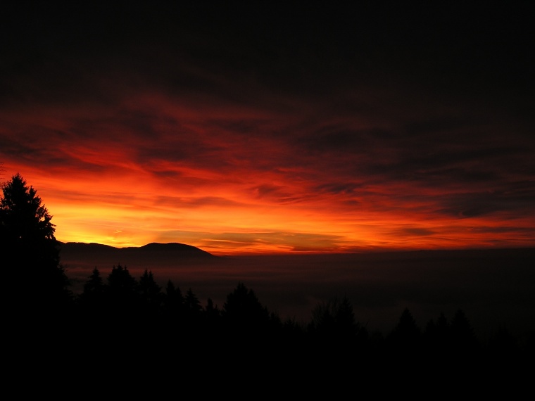 黄昏 太阳 日落 晚霞 夕阳 风景 自然 